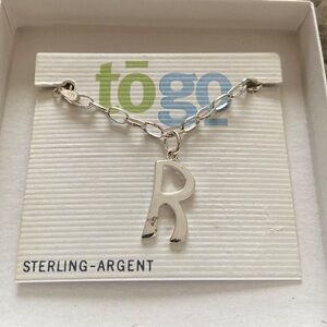 Letter R bracelet